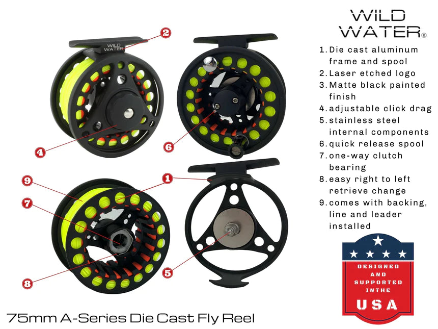 Lightweight Aluminum Fly Reel