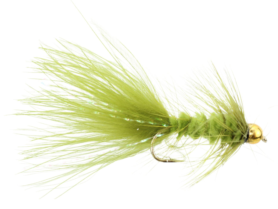 Green Bead Head Wooly Bugger Fly | Wild Water Fly Fishing