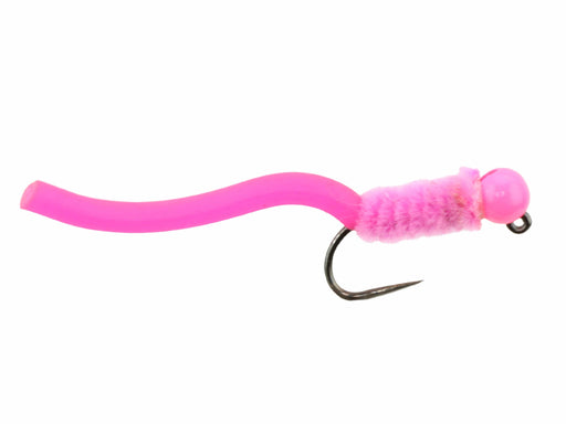 Pink Squirmy Worm Fly | Wild Water Fly Fishing