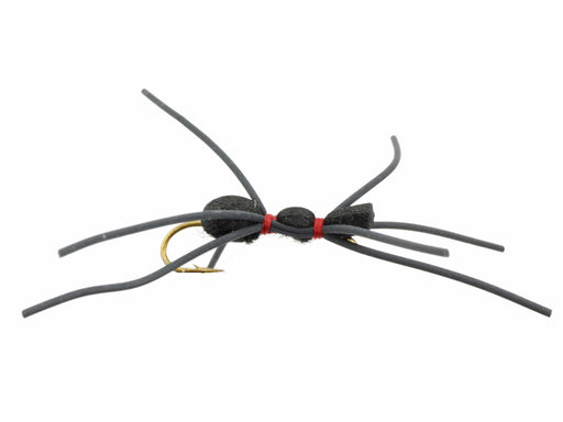 Black Foam Spider Fly | Wild Water Fly Fishing