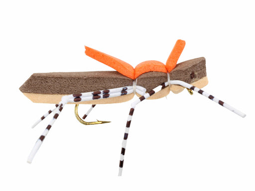Brown Foam Grasshopper Fly | Wild Water Fly Fishing