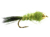Wild Water Fly Fishing Bead Head Olive Flashback Nymph, Size 12, Qty. 6
