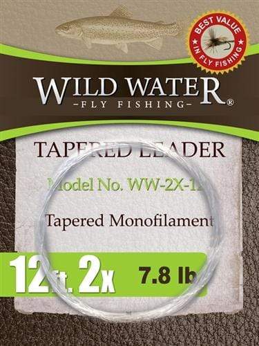 Nylon Tapered Leader 2X | Wild Water Fly Fishing