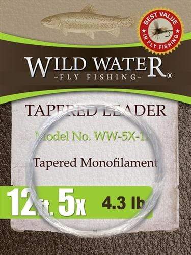Nylon Tapered Leader 5X | Wild Water Fly Fishing