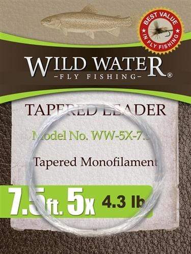 Nylon Tapered Leader 5X | Wild Water Fly Fishing